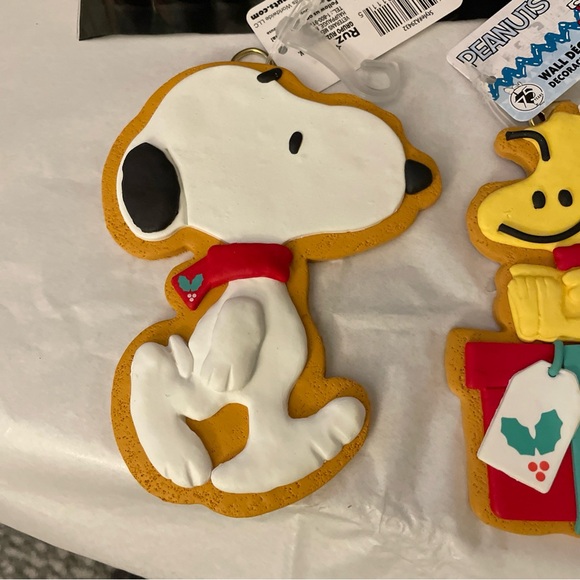 NEW Peanuts Cookie Sheet Collectible Wall Decor Holiday XMAS Snoppy & Woodstock - Picture 3 of 5